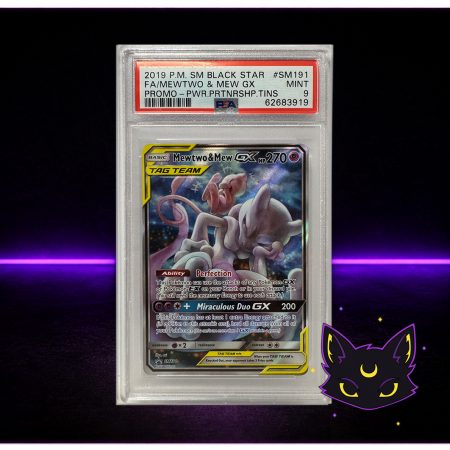 Mewtwo & Mew GX PSA9
