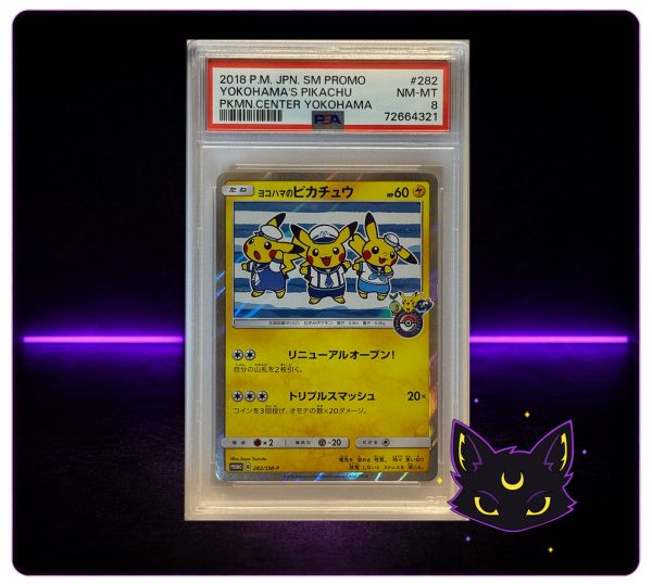 Pikachu Yokohama PSA8