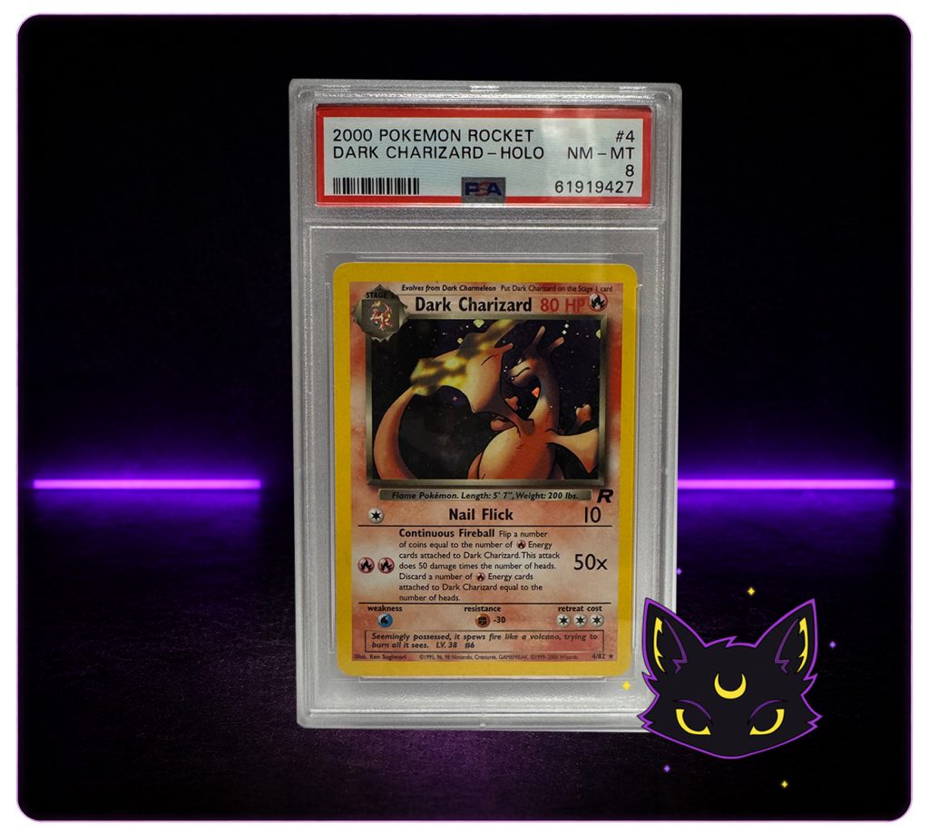 Dark Charizard PSA8
